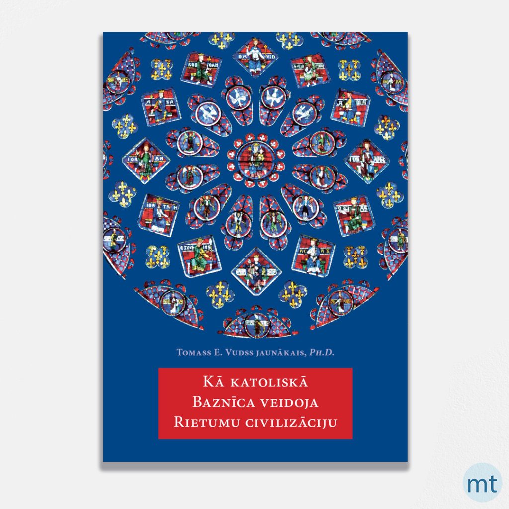 Bestsellerā E. Vudss apraksta virknes vērtību, ko baudām Rietumu sabiedrībā, saistību ar katolisko Baznīcu
