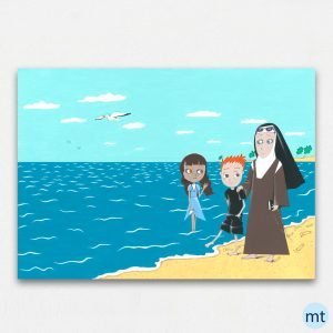 Anna Afanasjeva "AMEN" - 3 zīmējumu triptihs I